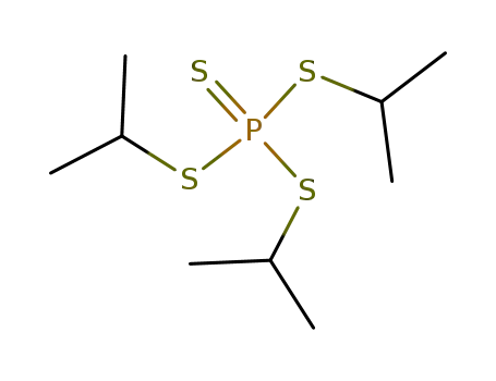 Molecular Structure of 2386-41-6 (tripropan-2-yl phosphorotetrathioate)