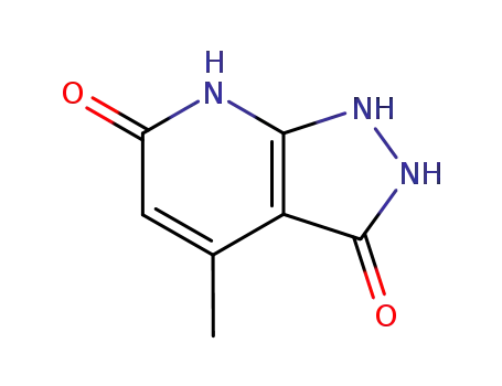 6-Hydroxy-4-methyl-1,2-dihydro-3H-pyrazolo(3,4-b)pyridin-3-one