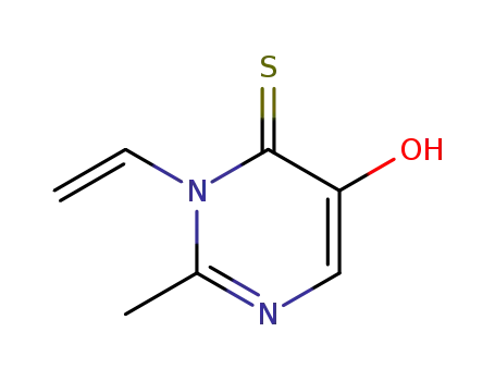 Molecular Structure of 93517-71-6 (3-ethenyl-5-hydroxy-2-methyl-pyrimidine-4-thione)