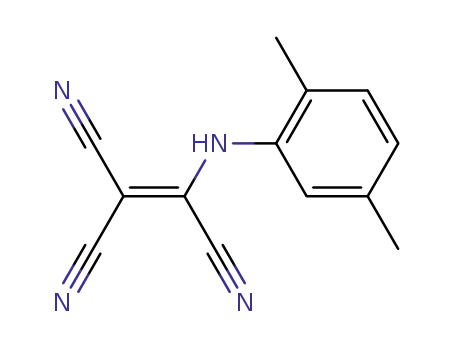 Molecular Structure of 23957-68-8 (2-(2,5-Xylidino)-1,1,2-ethenetricarbonitrile)