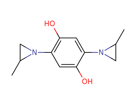 2,5-bis(2-methylaziridin-1-yl)benzene-1,4-diol cas  21384-06-5