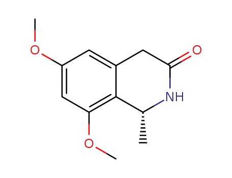 Molecular Structure of 1413475-94-1 ((R)-6,8-dimethoxy-1-methyl-3-oxo-1,2,3,4-tetrahydroisoquinoline)