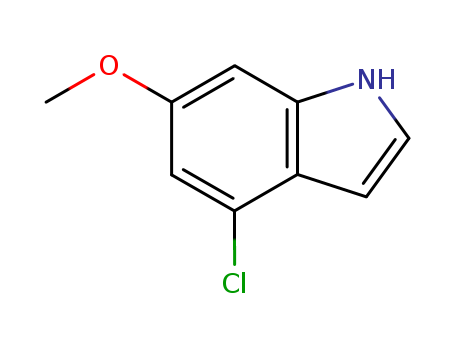 1H-Indole,4-chloro-6-methoxy-