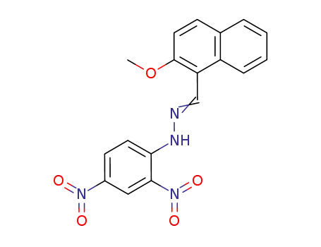N-[(2-메톡시나프탈렌-1-일)메틸리덴아미노]-2,4-디니트로-아닐린