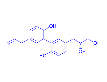5-(2,3-Dihydroxypropyl)-5'-allylbiphenyl-2,2'-diol