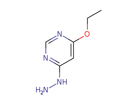 Molecular Structure of 28824-79-5 (4-ETHOXY-6-HYDRAZINOPYRIMIDINE)