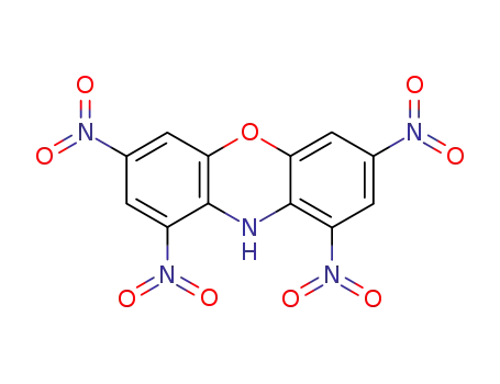Molecular Structure of 24050-28-0 (1,3,7,9-Tetranitro-10H-phenoxazine)