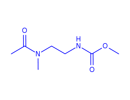 Carbamic  acid,  N-[2-(acetylmethylamino)ethyl]-,  methyl  ester