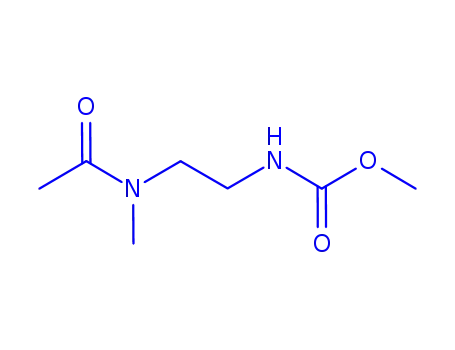 Molecular Structure of 936482-86-9 (Carbamic  acid,  N-[2-(acetylmethylamino)ethyl]-,  methyl  ester)