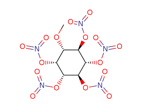 Molecular Structure of 28079-67-6 (Quebrachitol pentanitrate)