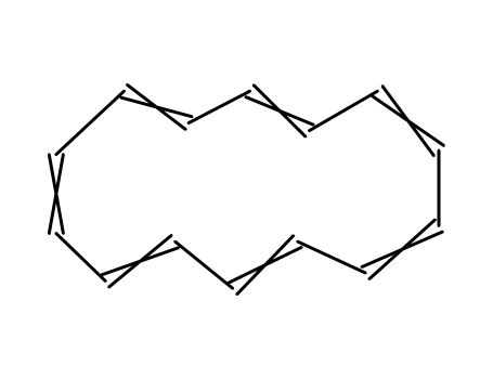 Molecular Structure of 2873-14-5 (Cyclotetradecane-1,3,5,7,9,11,13-heptene)