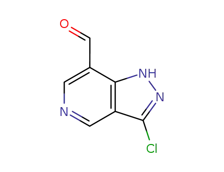3-CHLORO-1H-피라졸로[4,3-C]피리딘-7-카르발데하이드