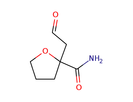 Molecular Structure of 267425-72-9 (2-Furancarboxamide,tetrahydro-2-(2-oxoethyl)-(9CI))