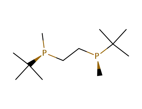 Molecular Structure of 223540-11-2 (Phosphine, 1,2-ethanediylbis[(1,1-dimethylethyl)methyl-, (1R,1'R)-)