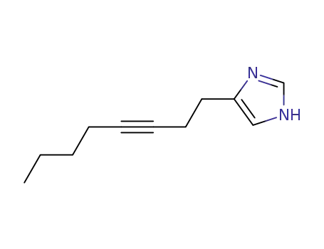 Molecular Structure of 314065-37-7 (1H-Imidazole,  4-(3-octynyl)-  (9CI))