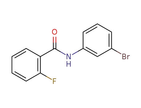 N- (3- 브로 모 페닐) -2- 플루오로 벤즈 아미드