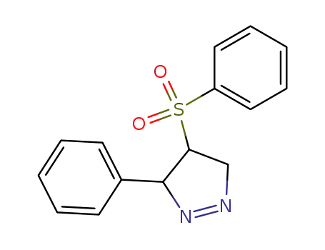 Molecular Structure of 93733-24-5 (3-phenyl-4-(phenylsulfonyl)-4,5-dihydro-3H-pyrazole)
