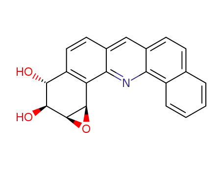 (1R,2S,3S,4R)-3,4-Dihydroxy-1,2-epoxy-1,2,3,4-tetrahydrodibenz(c,h)acridine