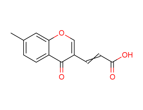 (2E)-3-(7-methyl-4-oxo-4H-chromen-3-yl)acrylic acid(SALTDATA: FREE)