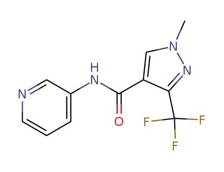 1-methyl-3-trifluoromethyl-1H-pyrazole-4-carboxylic acid pyridin-3-yl-amide