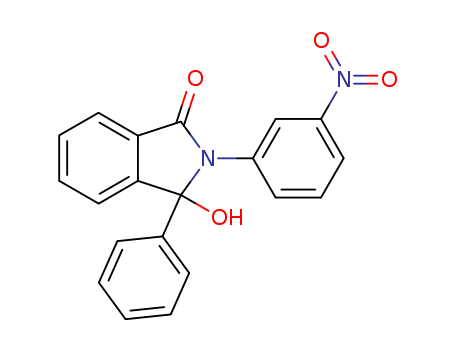 3-hydroxy-2-(3-nitrophenyl)-3-phenyl-isoindol-1-one cas  3532-67-0