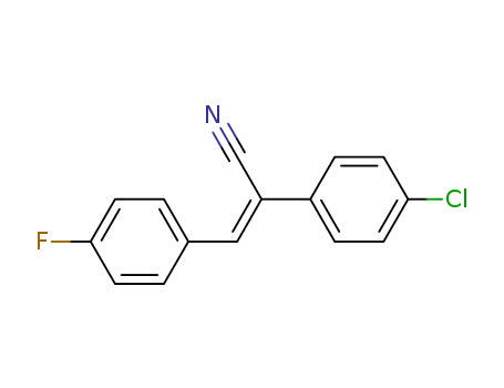 (Z)-2-(4-CHLOROPHENYL)-3-(4-FLUOROPHENYL)ACRYLONITRILECAS