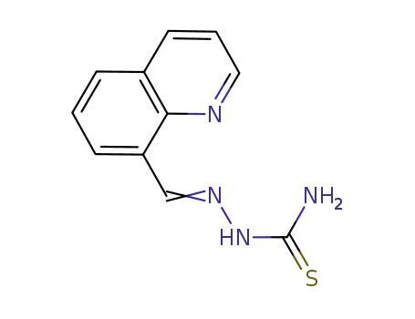 Molecular Structure of 3652-39-9 (8-Quinolinecarbaldehyde thiosemicarbazone)