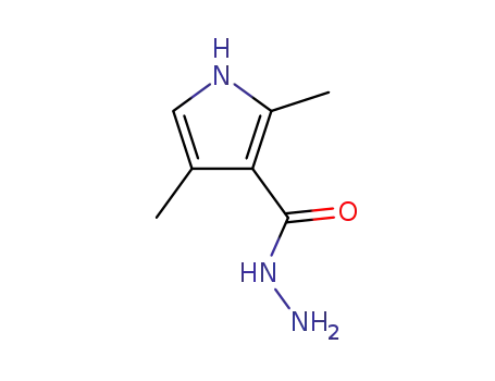 Molecular Structure of 500302-92-1 (1H-Pyrrole-3-carboxylicacid,2,4-dimethyl-,hydrazide(9CI))