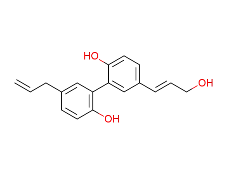 Molecular Structure of 93753-25-4 (2-[2-hydroxy-5-(3-hydroxyprop-1-enyl)phenyl]-4-prop-2-enyl-phenol)