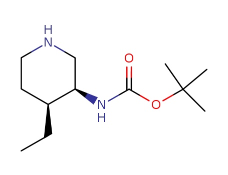 CARBAMIC ACID, [(3S,4S)-4-ETHYL-3-PIPERIDINYL]-, 1,1-DIMETHYLETHYL ESTER