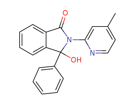 1H-Isoindol-1-one,2,3-dihydro-3-hydroxy-2-(4-methyl-2-pyridinyl)-3-phenyl-