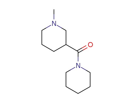 Molecular Structure of 40576-23-6 ((1-methylpiperidin-3-yl)(piperidin-1-yl)methanone)