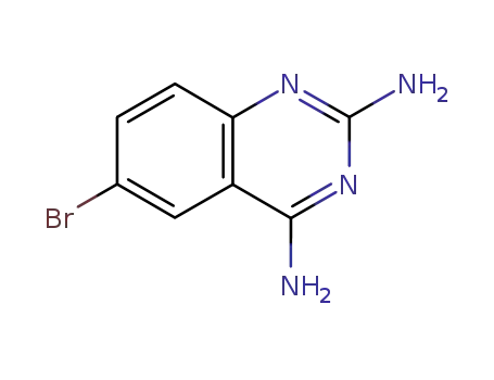 Molecular Structure of 50440-75-0 (6-Bromo-quinazoline-2,4-diamine)