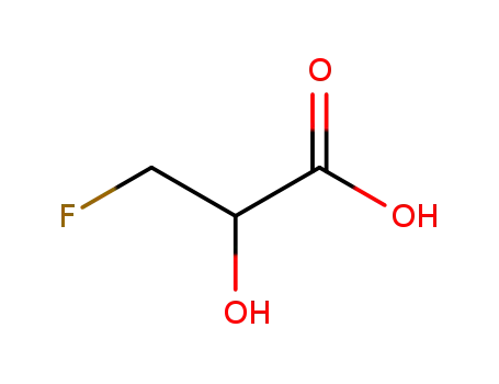 Molecular Structure of 433-47-6 (BETA-FLUOROLACTIC ACID)