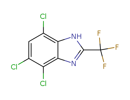 4,5,7-TRICHLORO-2-TRIFLUOROMETHYLBENZO[D]IMIDAZOLE