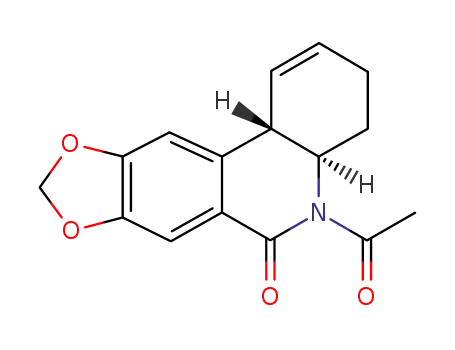 5-acetyl-(4a<i>r</i>,11b<i>t</i>)-3,4a,5,11b-tetrahydro-4<i>H</i>-[1,3]dioxolo[4,5-<i>j</i>]phenanthridin-6-one