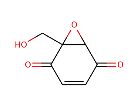 Molecular Structure of 32189-79-0 (1-(hydroxymethyl)-7-oxabicyclo[4.1.0]hept-3-ene-2,5-dione)