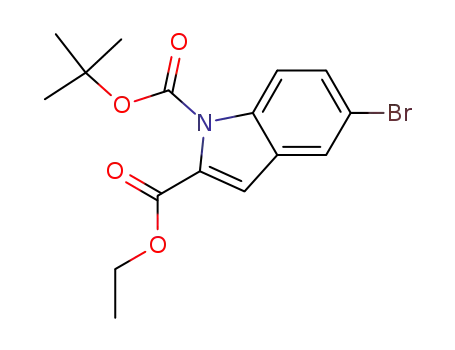 1-(tert-Butyl) 2-ethyl 5-bromo-1H-indole-1,2-dicarboxylate