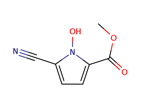1H-Pyrrole-2-carboxylic acid, 5-cyano-1-hydroxy-, methyl ester