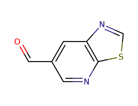 Molecular Structure of 394223-79-1 (thiazolo[5,4-b]pyridine-6-carbaldehyde)