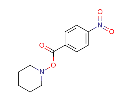 Molecular Structure of 38860-52-5 (p-Nitrobenzoic acid piperidino ester)
