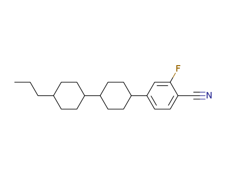 Benzonitrile,2-fluoro-4-[(trans,trans)-4'-propyl[1,1'-bicyclohexyl]-4-yl]-