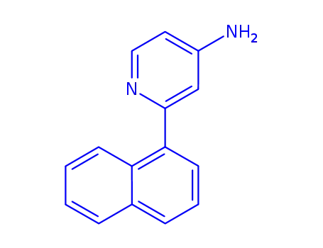 2-나프탈렌-1-일피리딘-4-일아민