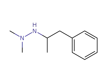 Molecular Structure of 4836-62-8 (1,1-Dimethyl-2-(α-methylphenethyl)hydrazine)