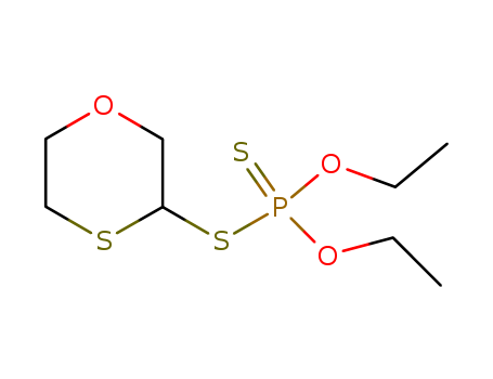 O,O-Diethyl S-(1,4-oxathian-3-yl) =phosphorodithioate