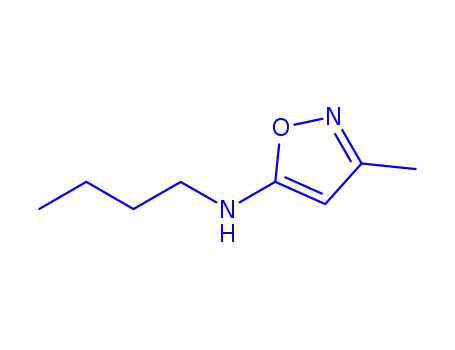 Molecular Structure of 937660-32-7 (5-Isoxazolamine,  N-butyl-3-methyl-)