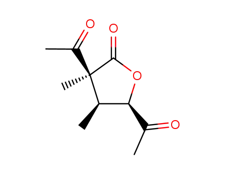 (3S,4S,5R)-3,5-Diacetyl-3,4-dimethyl-dihydro-furan-2-one