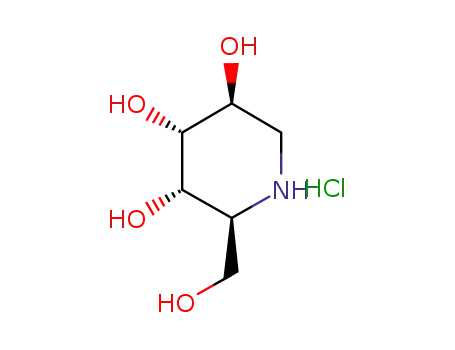 Molecular Structure of 355138-93-1 (1-DEOXY-L-ALTRONOJIRIMYCIN, HYDROCHLORIDE)