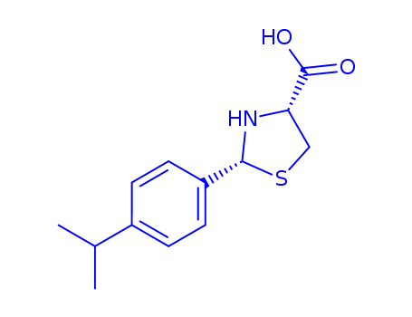 2-(4-ISOPROPYLPHENYL)-1,3-THIAZOLIDINE-4-CARBOXYLIC ACID