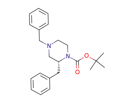 (R)-tert-butyl 2,4-dibenzylpiperazine-1-carboxylate